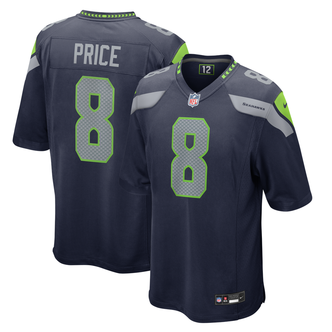 Jadarian Price Seattle Seahawks Game Jersey - College Navy