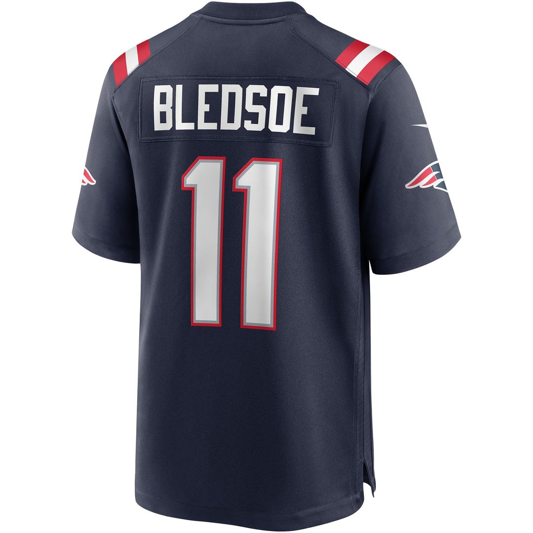 Drew Bledsoe New England Patriots Alternate Game Jersey - Red
