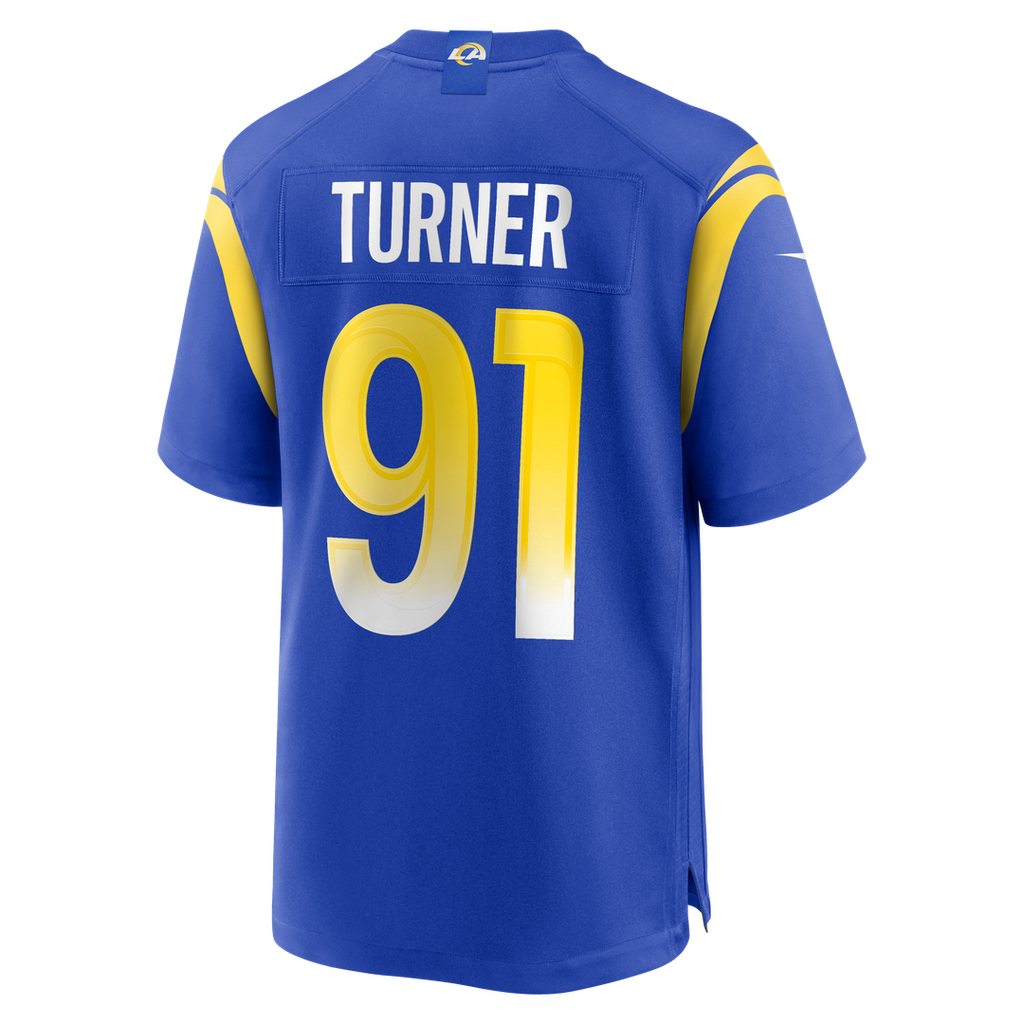 Kobie Turner Los Angeles Rams Home Game Jersey - Royal Blue