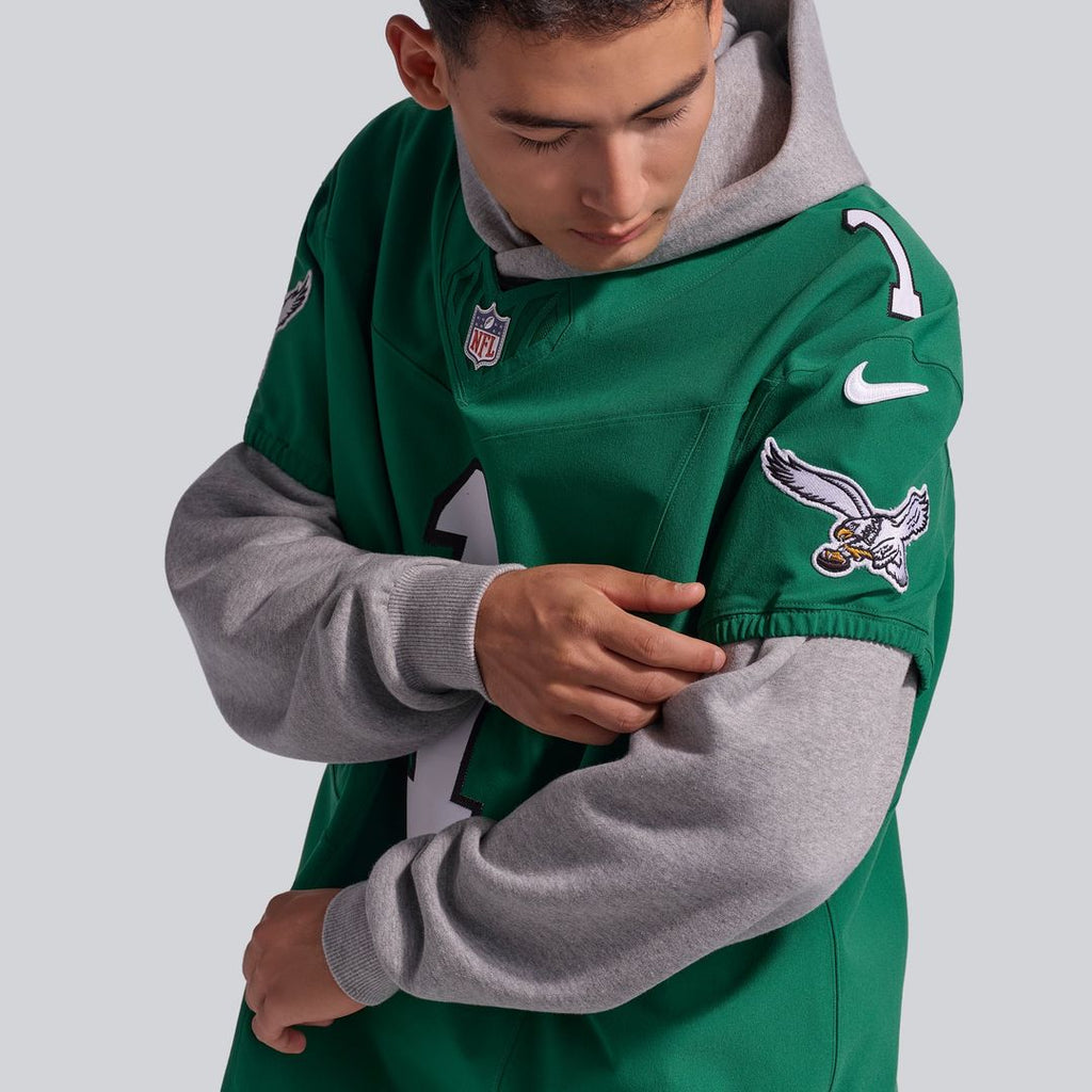 Jalen Hurts Philadelphia Eagles Alternate Vapor F.U.S.E. Elite Jersey - Kelly Green