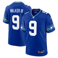 Kenneth Walker III Seattle Seahawks Throwback Game Jersey - Royal Blue