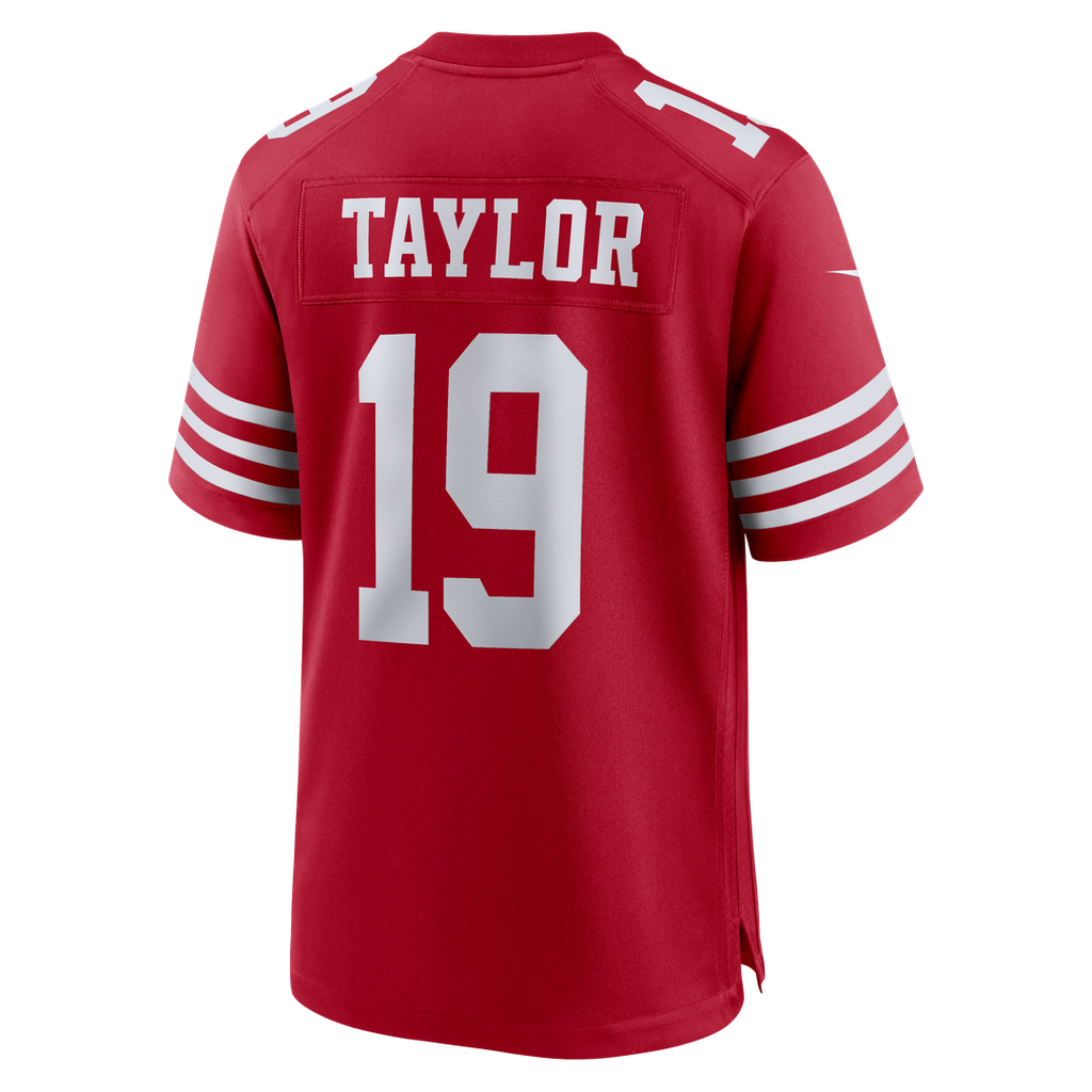 Trent Taylor San Francisco 49ers Game Jersey - Scarlet
