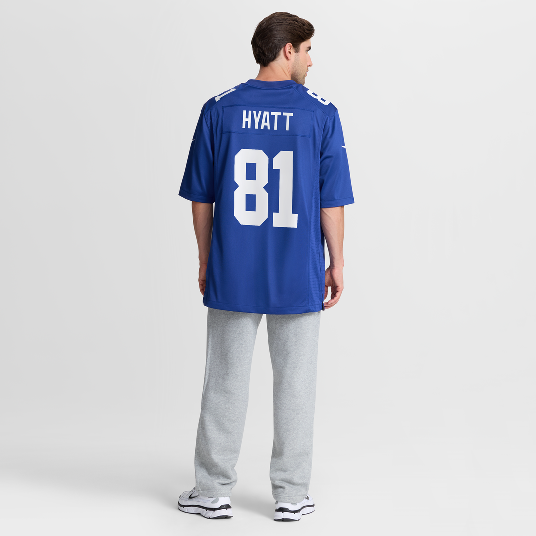 Jalin Hyatt New York Giants Game Jersey - Royal Blue