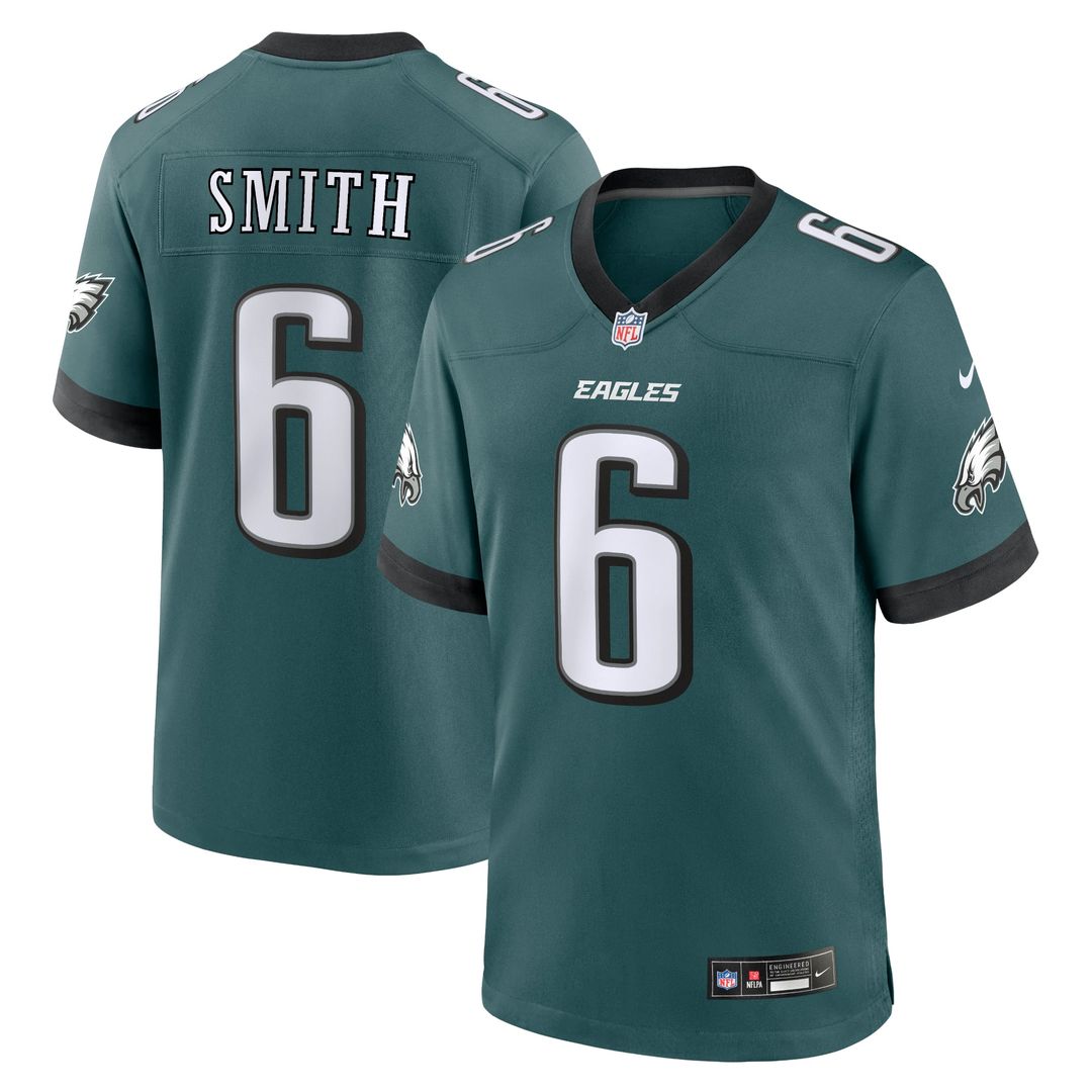 DeVonta Smith Philadelphia Eagles Game Jersey - Midnight Green