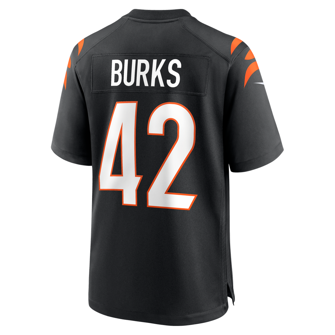 Oren Burks Cincinnati Bengals Game Jersey - Black