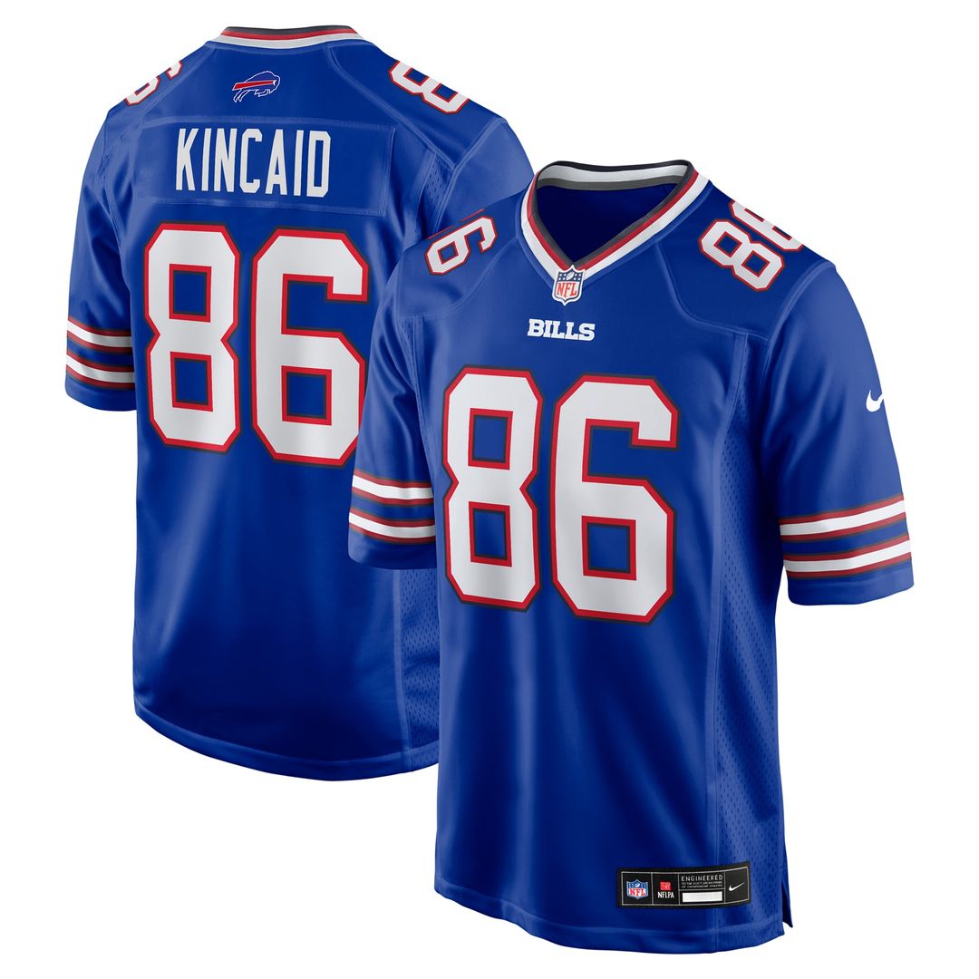 Dalton Kincaid Buffalo Bills Game Jersey - Royal Blue