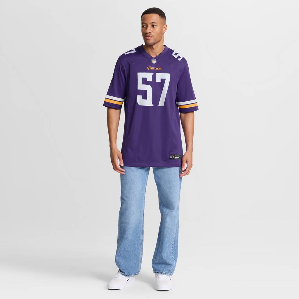 Chaz Chambliss Minnesota Vikings Game Jersey - Purple