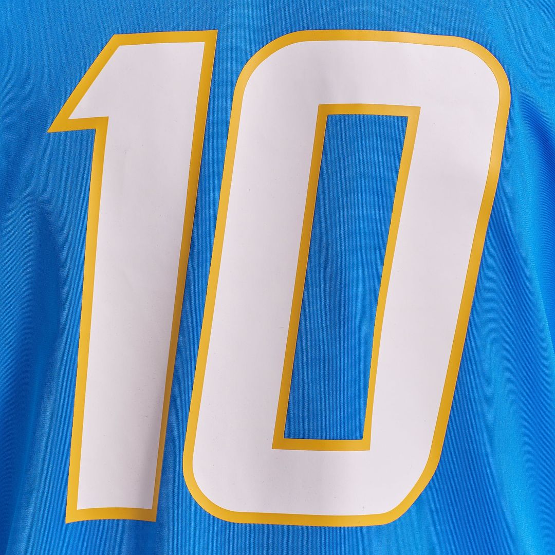 Justin Herbert Los Angeles Chargers Alternate Charger Power Game Jersey - Gold