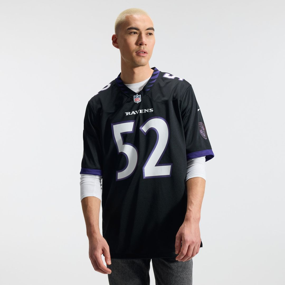 Ray Lewis Baltimore Ravens Alternate Game Jersey - Black