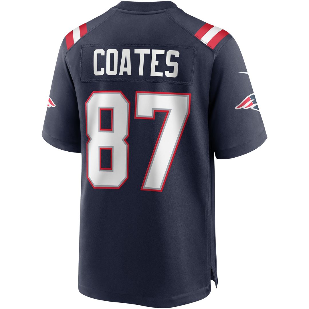 Ben Coates New England Patriots Game Jersey - Navy