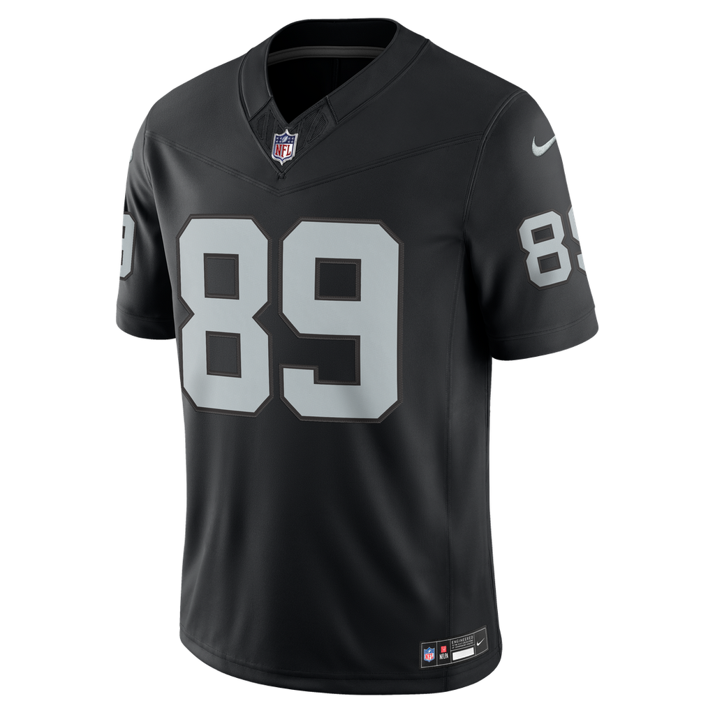 Brock Bowers Las Vegas Raiders Vapor F.U.S.E. Stitched Limited Jersey - White