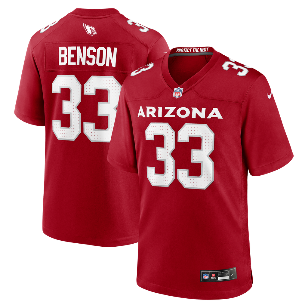 Trey Benson Arizona Cardinals Game Jersey - Cardinal