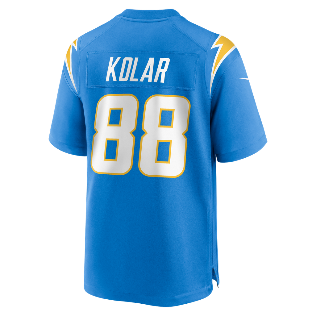 Charlie Kolar Los Angeles Chargers Game Jersey - Powder Blue
