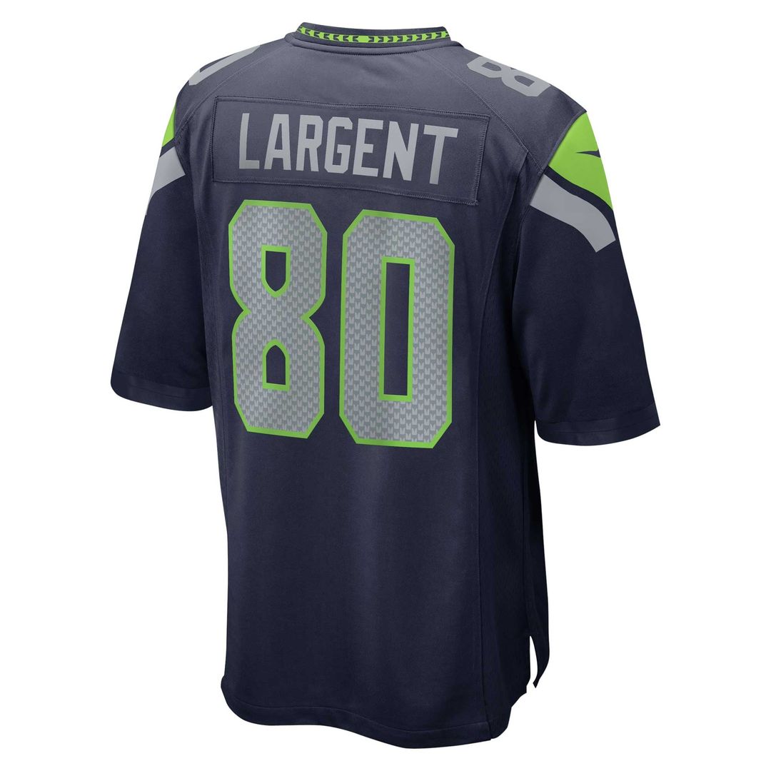 Steve Largent Seattle Seahawks Game Jersey - College Navy