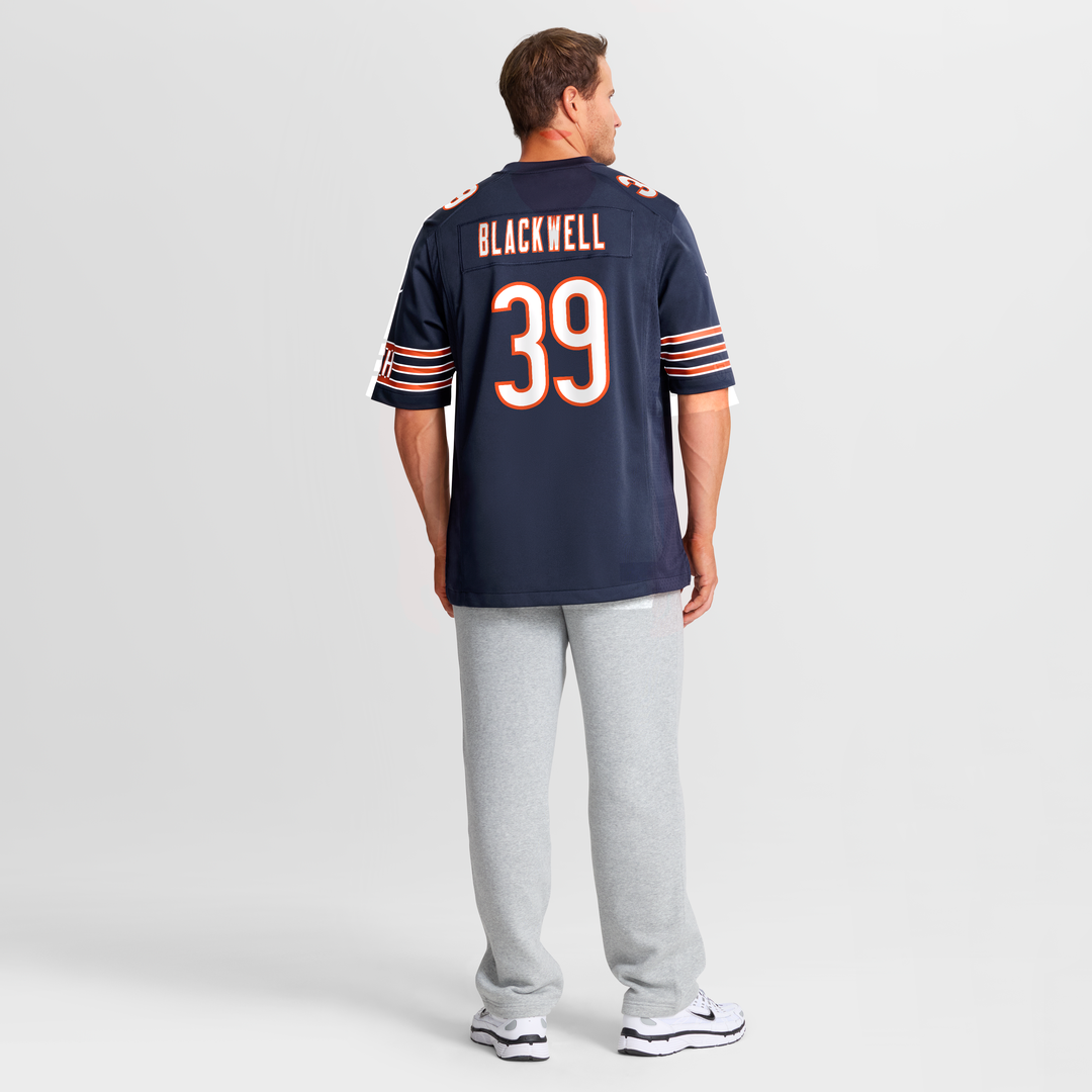 Josh Blackwell Chicago Bears Game Jersey - Navy