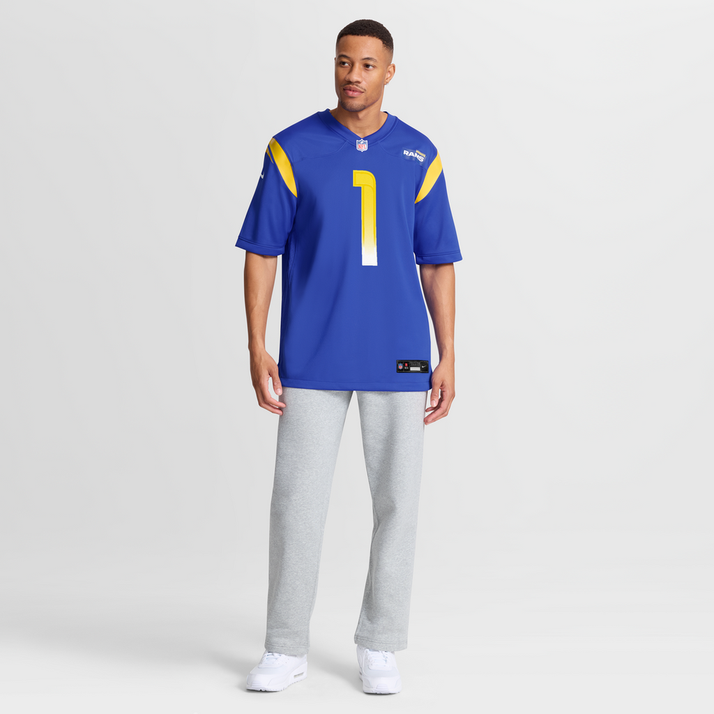 Emmanuel Forbes Jr. Los Angeles Rams Game Jersey - Royal Blue