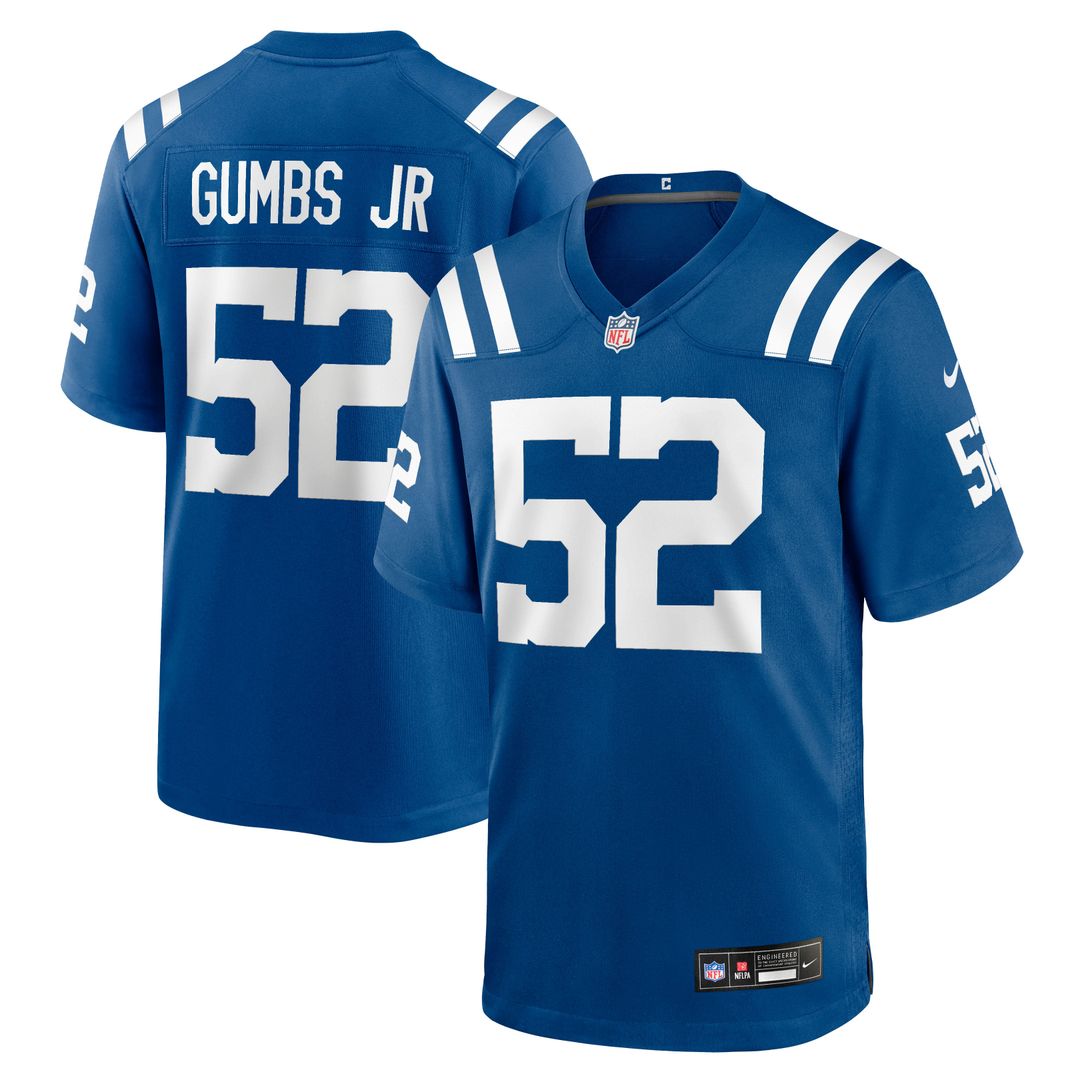 George Gumbs Jr. Indianapolis Colts Game Jersey - Royal Blue