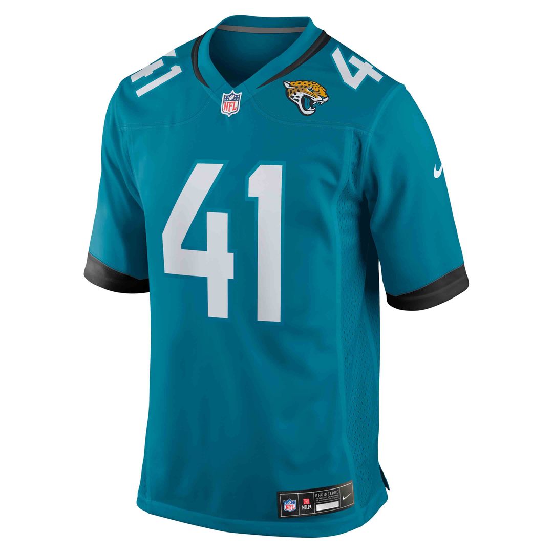 Josh Hines-Allen Jacksonville Jaguars Game Jersey - Teal