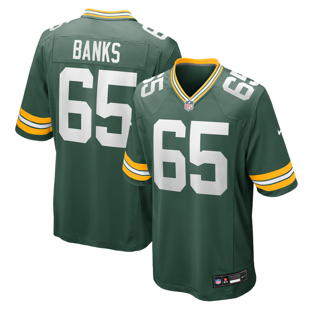 Aaron Banks Green Bay Packers Game Jersey - Green