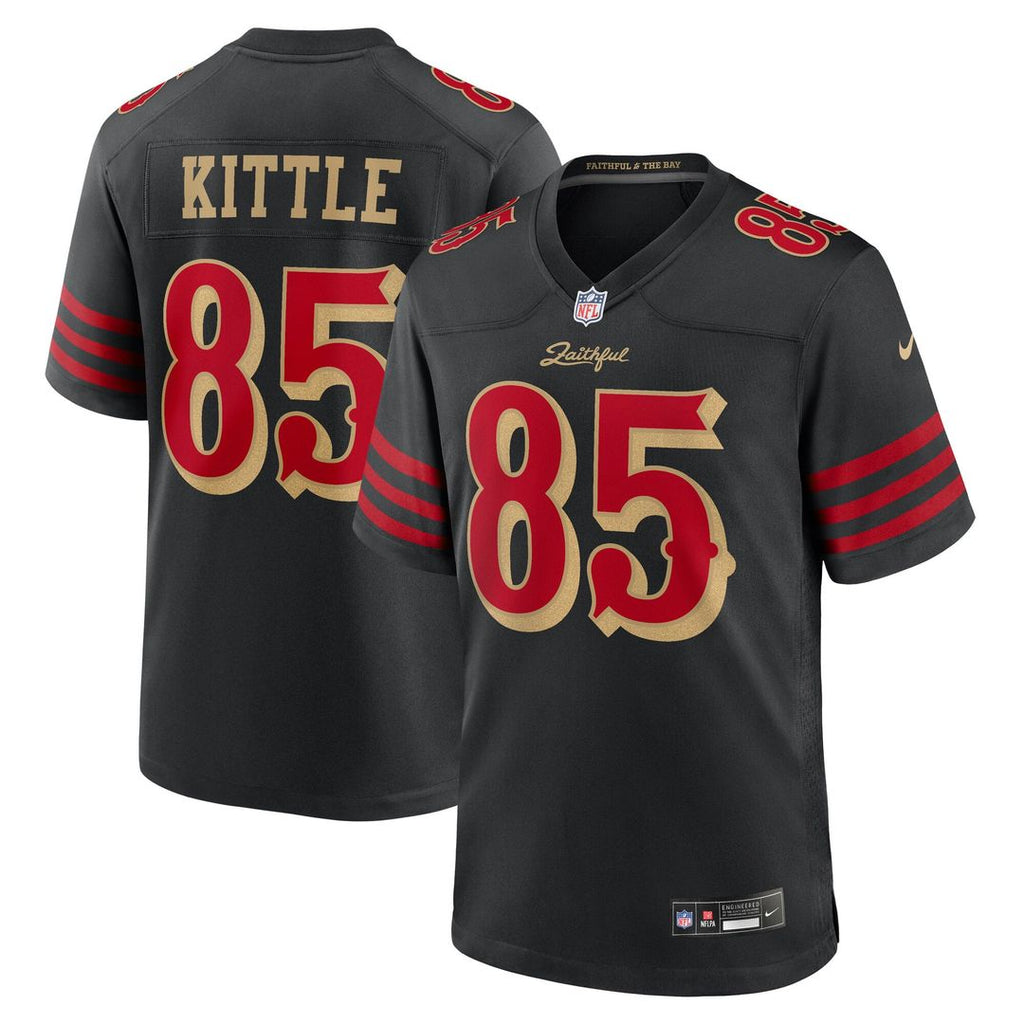 George Kittle San Francisco 49ers Rivalries Collection Game Jersey - Black