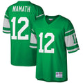 Joe Namath New York Jets Big & Tall 1968 Replica Jersey - Green