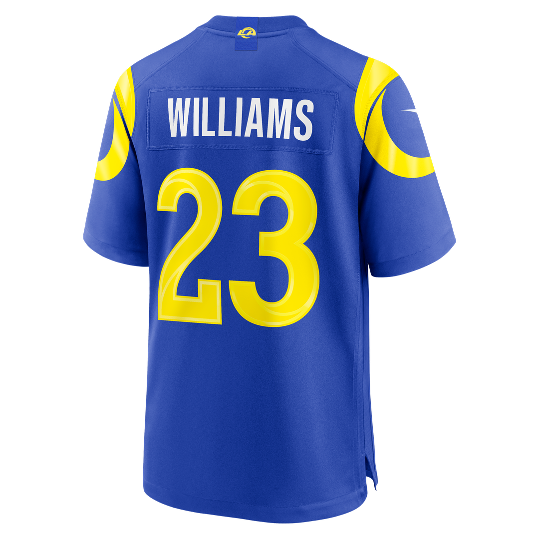 Kyren Williams Los Angeles Rams White Game Jersey - White