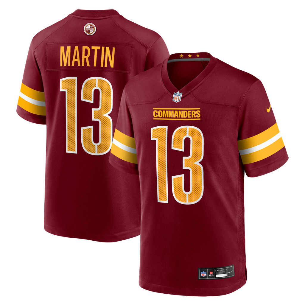Tay Martin Washington Commanders Game Jersey - Burgundy