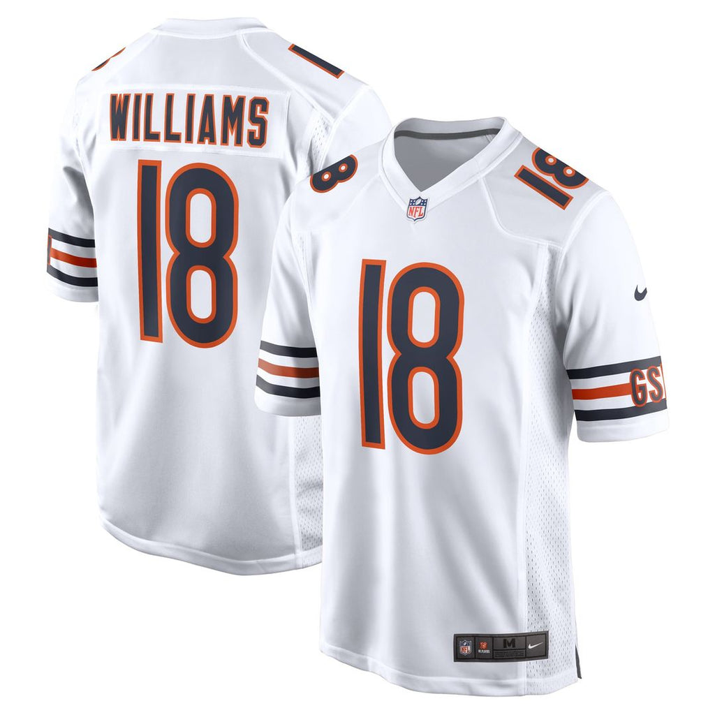 Caleb Williams Chicago Bears First Round Pick Game Jersey - White