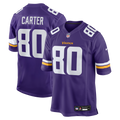 Cris Carter Minnesota Vikings Game Jersey - Purple