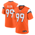 Zach Allen Denver Broncos Game Jersey - Orange