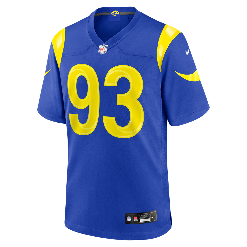 Bill Norton Los Angeles Rams Game Jersey - Royal Blue
