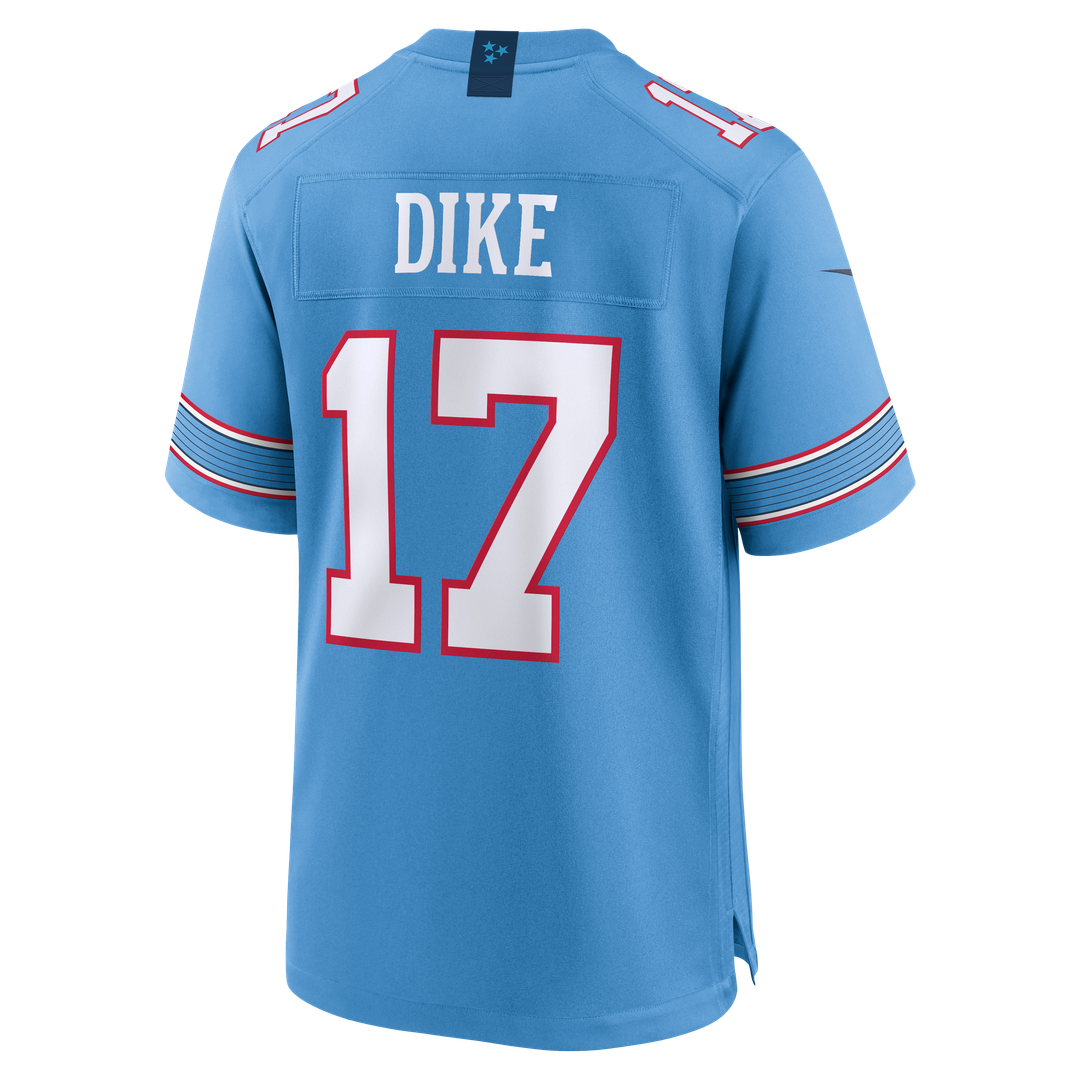 Chimere Dike Tennessee Titans Game Jersey - Light Blue