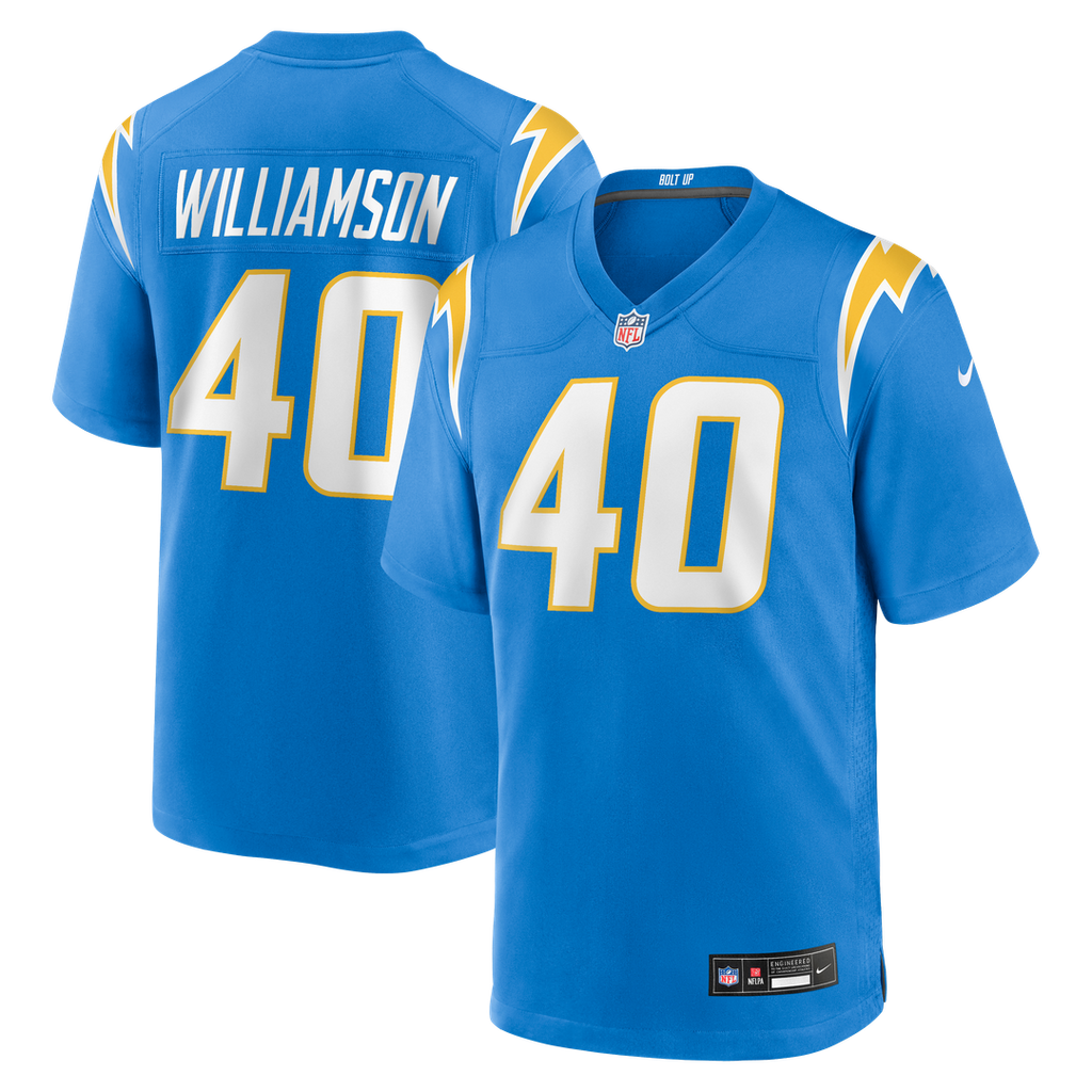 Kendall Williamson Los Angeles Chargers Game Jersey - Powder Blue