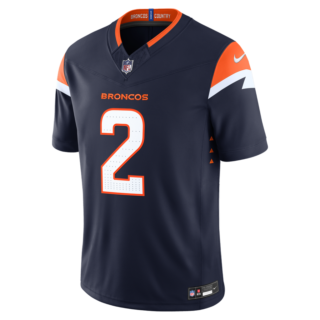 Pat Surtain II Denver Broncos Vapor F.U.S.E. Stitched Limited Jersey - White