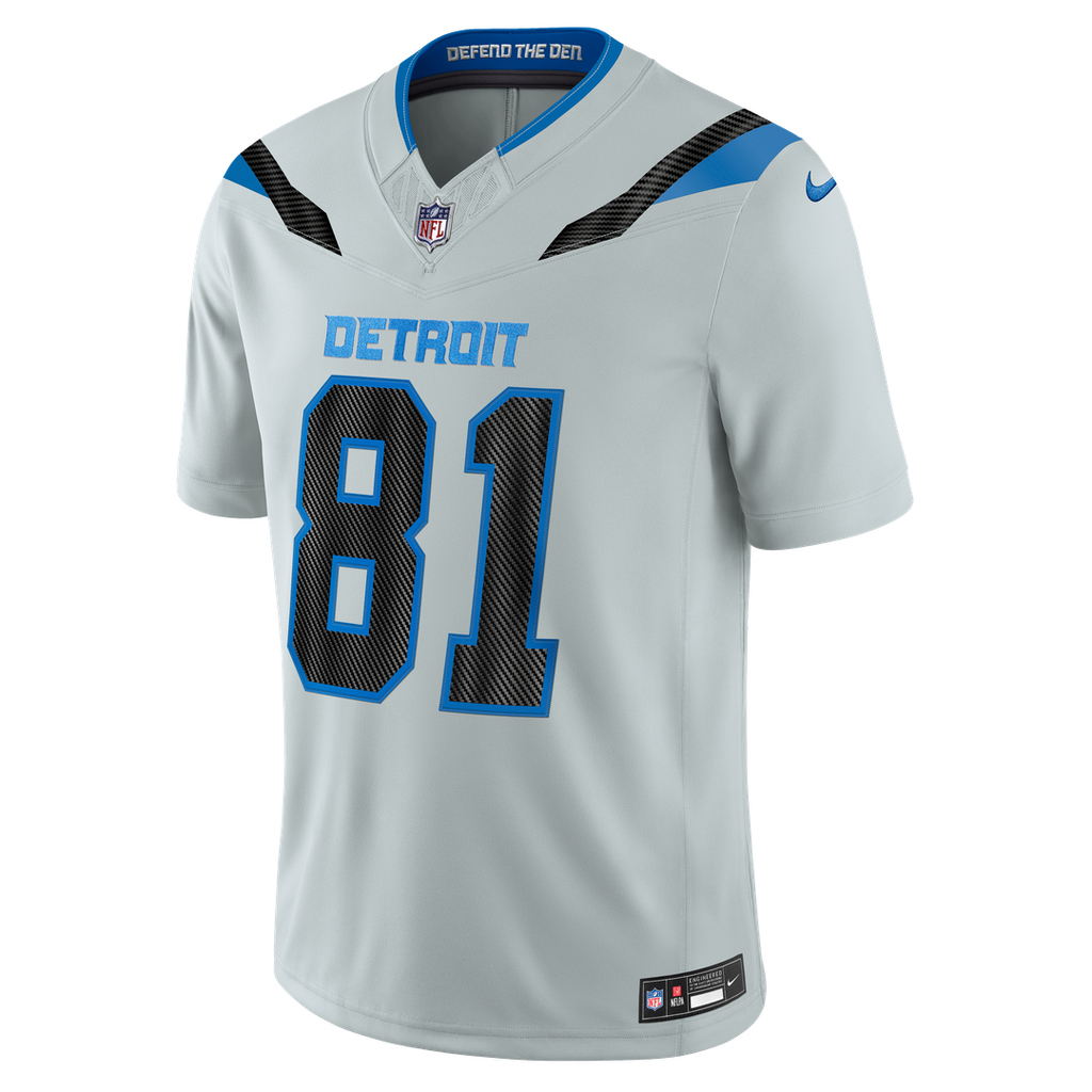 Calvin Johnson Detroit Lions 2026 Rivalries Collection Stitched Limited Jersey - Silver
