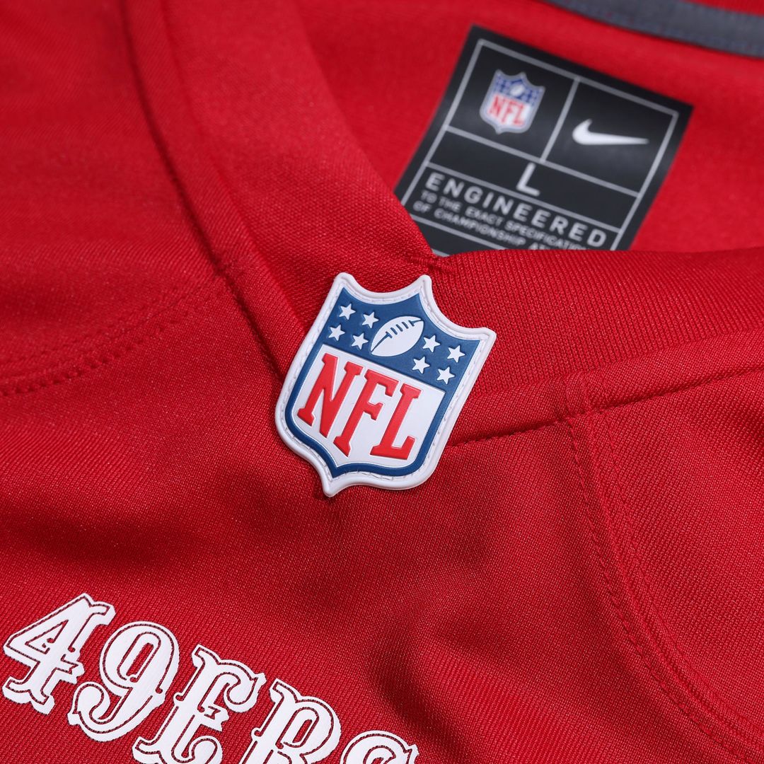 Malik Mustapha San Francisco 49ers Game Jersey - Scarlet