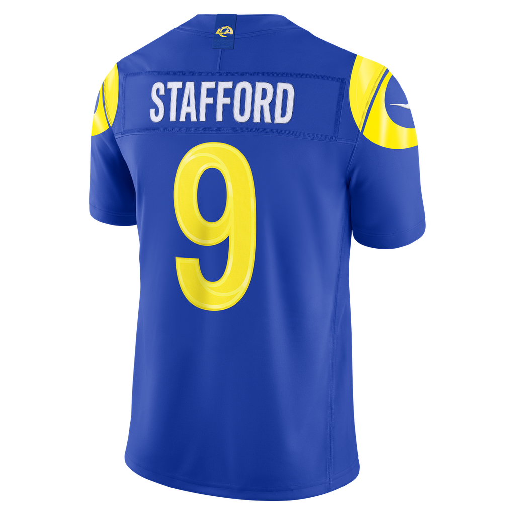 Matthew Stafford Los Angeles Rams Vapor F.U.S.E. Stitched Limited Jersey - Royal Blue