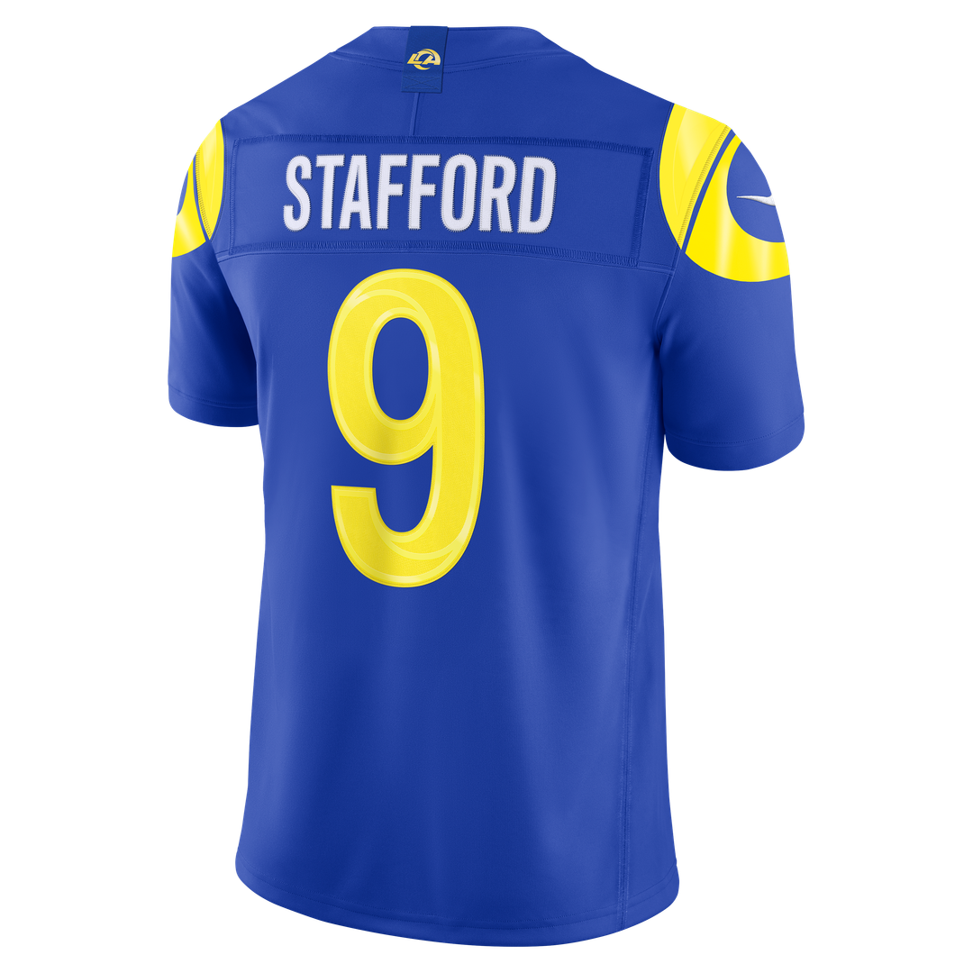 Matthew Stafford Los Angeles Rams Vapor F.U.S.E. Stitched Limited Jersey - Royal Blue