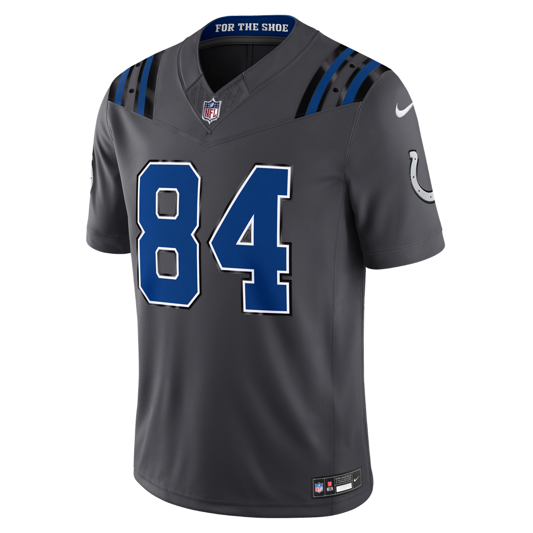 Tyler Warren Indianapolis Colts 2026 Rivalries Collection Stitched Limited Jersey - Anthracite