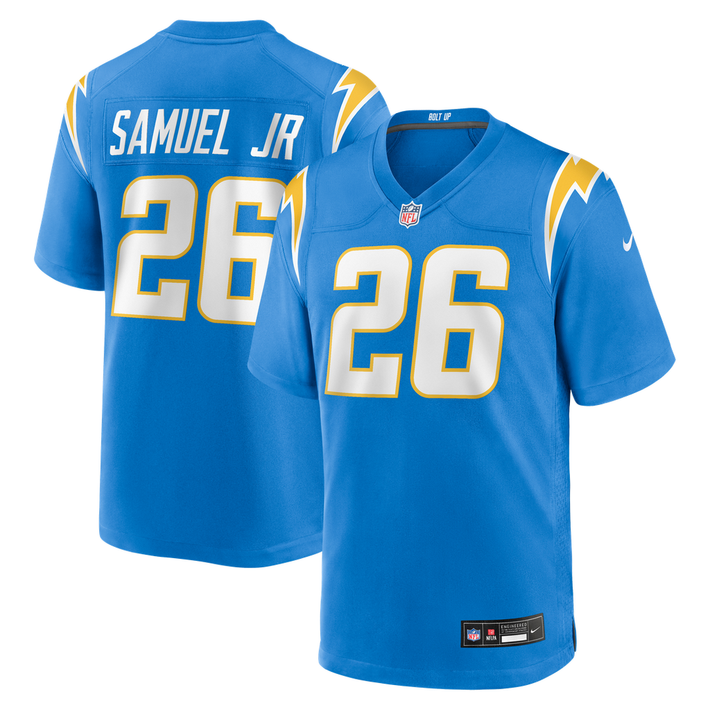 Asante Samuel Jr. Los Angeles Chargers Game Jersey - Powder Blue