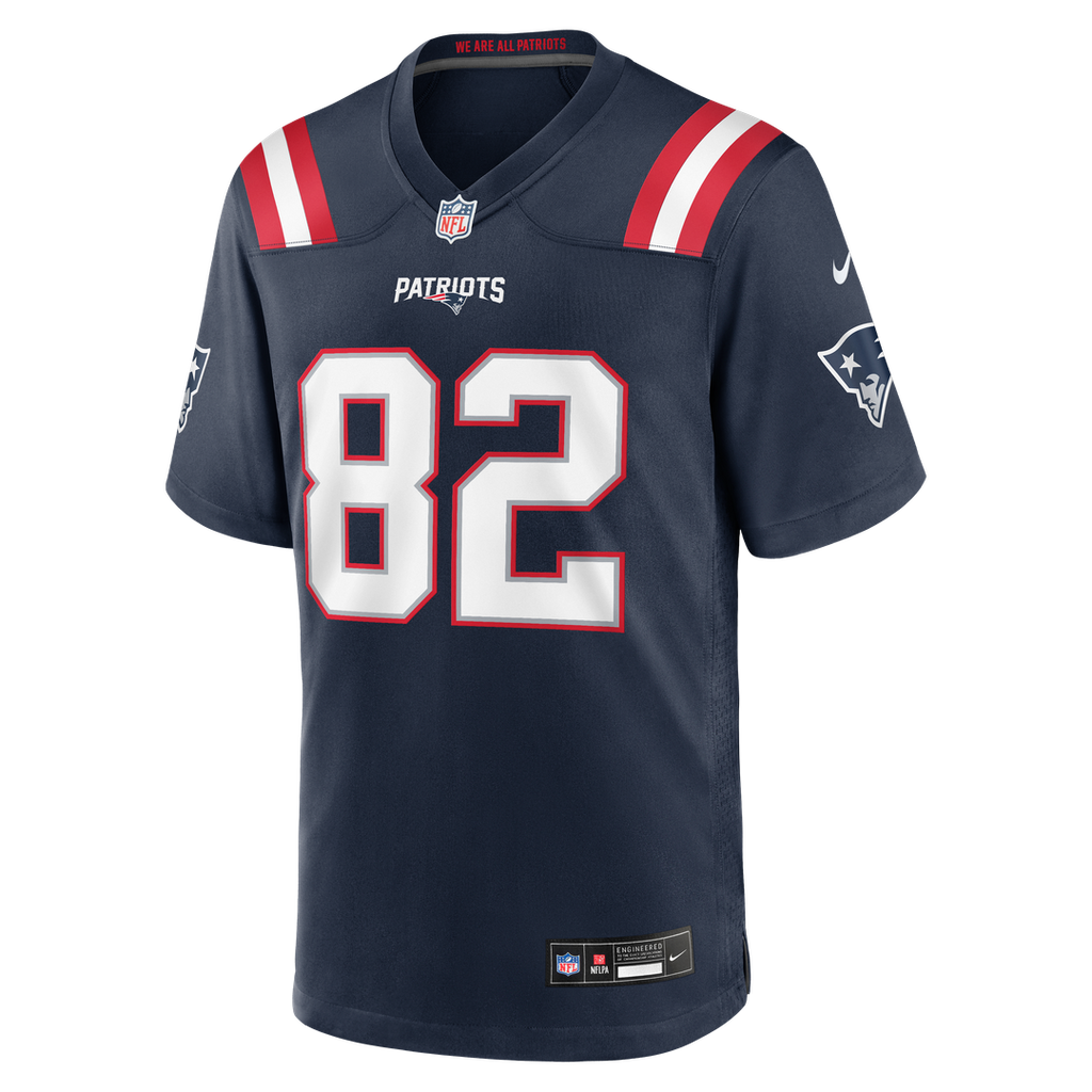 Eli Raridon New England Patriots Game Jersey - Navy