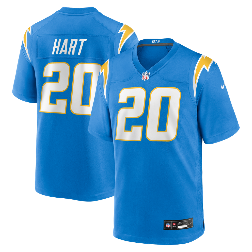 Cam Hart Los Angeles Chargers Game Jersey - Powder Blue