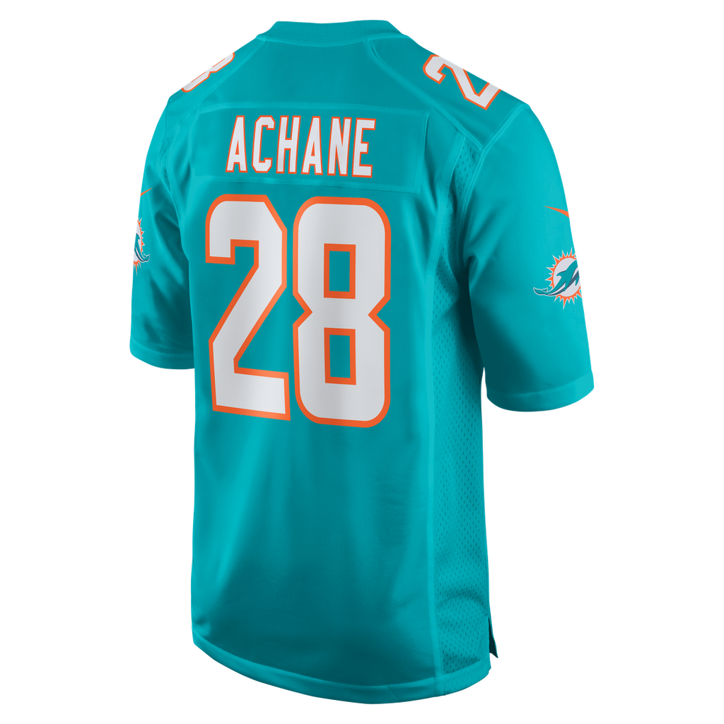 De'Von Achane Miami Dolphins Game Jersey - Aqua