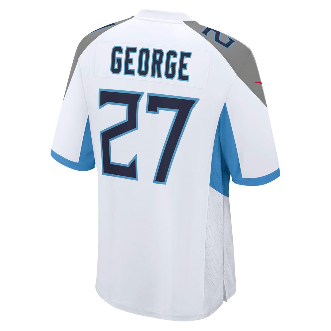 Eddie George Tennessee Titans Game Jersey - White