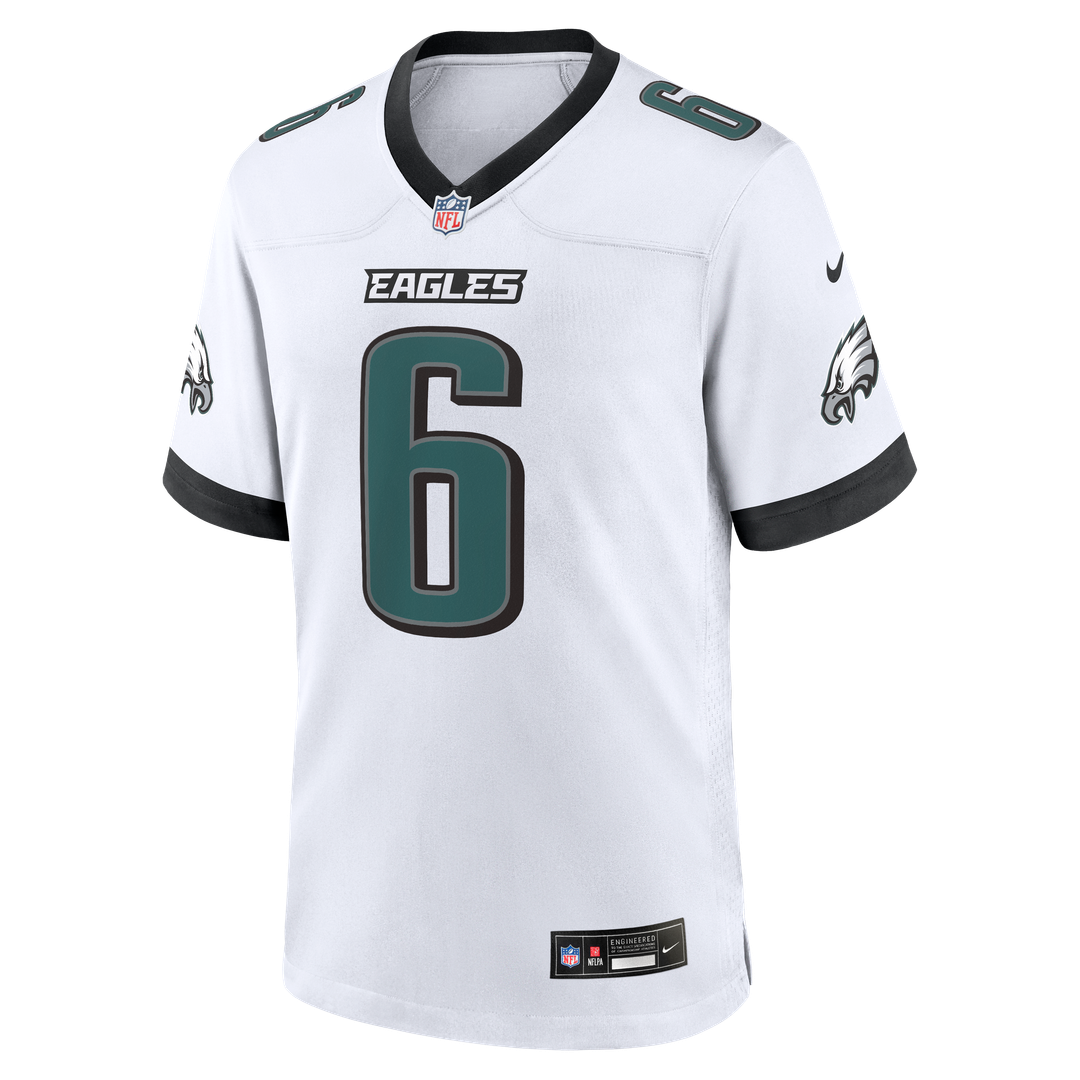 DeVonta Smith Philadelphia Eagles Game Jersey - White