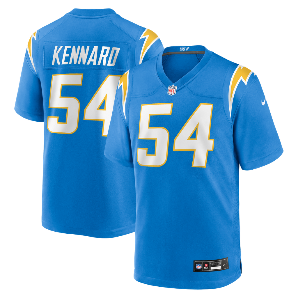 Kyle Kennard Los Angeles Chargers Game Jersey - Powder Blue