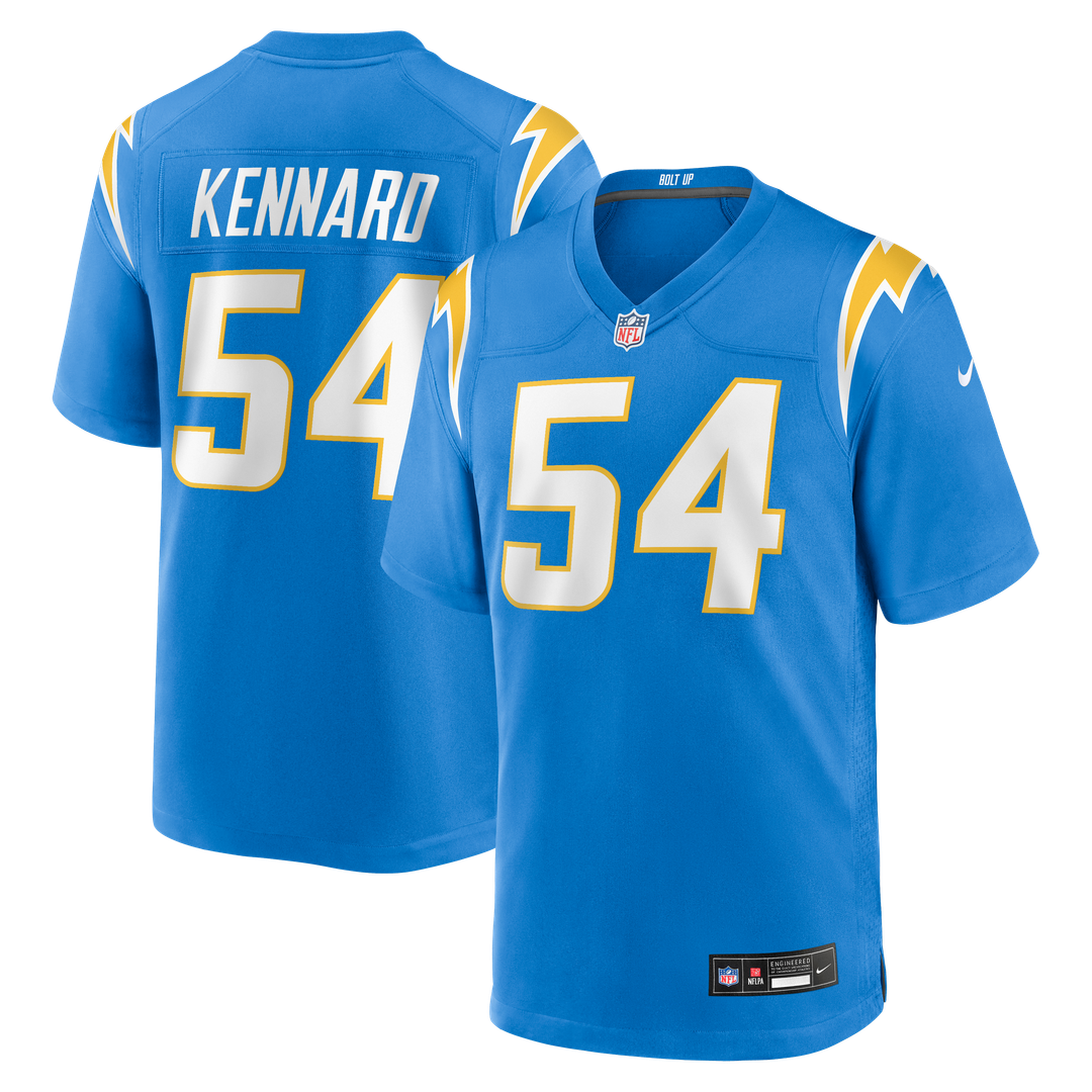 Kyle Kennard Los Angeles Chargers Game Jersey - Powder Blue