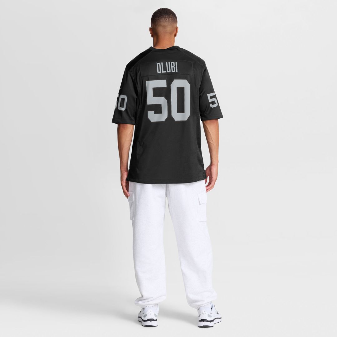 Segun Olubi Las Vegas Raiders Game Jersey - Black