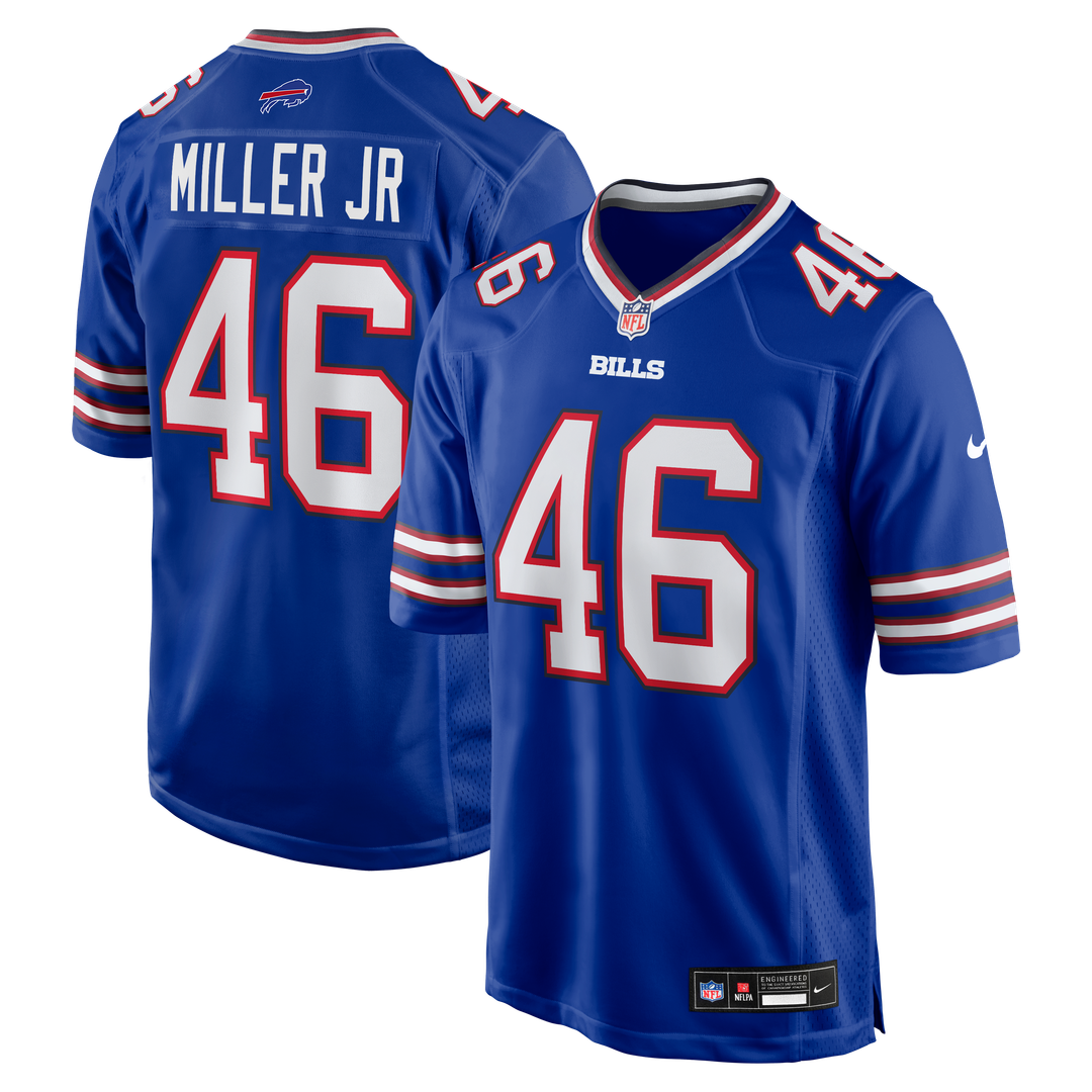 DJ Miller Jr. Buffalo Bills Game Jersey - Royal Blue