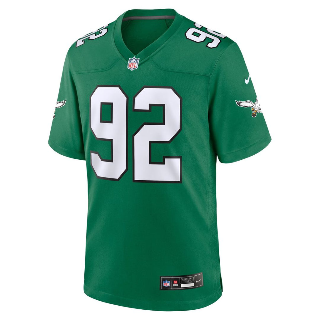 Reggie White Philadelphia Eagles Alternate Game Jersey - Kelly Green